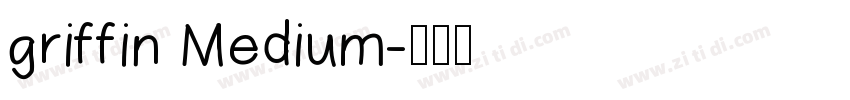 griffin Medium字体转换